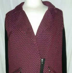 Torrid Blazer Jacket Size 3 Half Zip Geometric